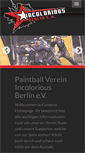 Mobile Screenshot of ib-paintball.de